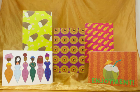 Afrocentric Greeting Card Five Pack