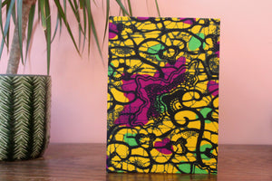 B U S H  #2- A5 Vibrant Abstract Floral Notebook