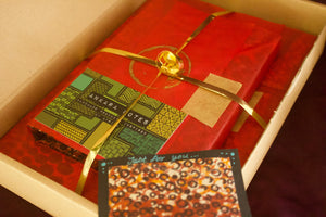 Custom Notebook Gift Set - A5 & A6 Handmade Ankara Journal Notebooks