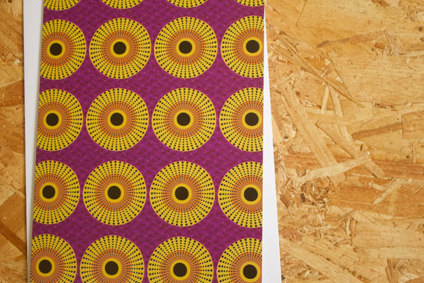 Printed Ankara Fabric Greeting Card